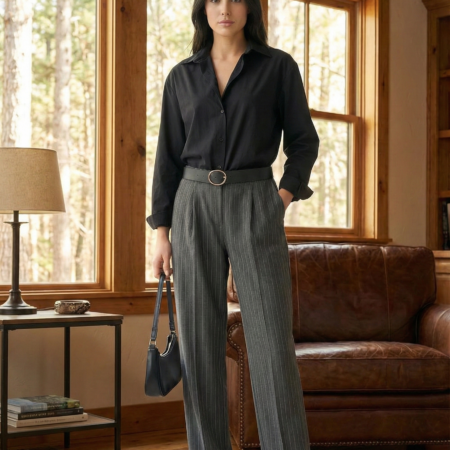 Kadın Vatkalı Basic Pamuklu Gömlek